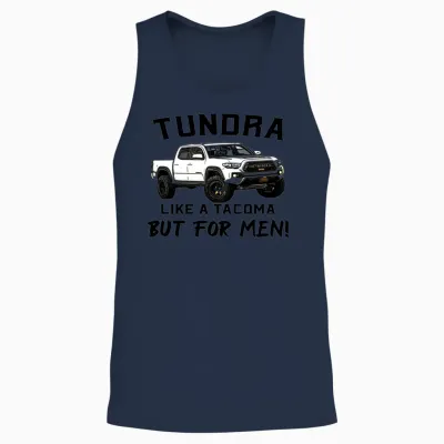 Tundra the Tacoma for Men Unisex Tank Top - Navy