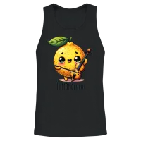 Funny Lemon Funny Cello Funny Lemoncello Unisex Tank Top - Black – 2