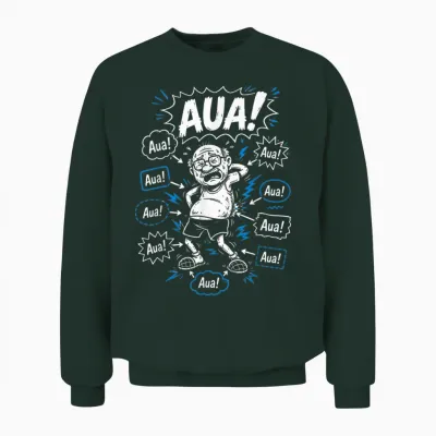Aua Au Dem Alter Entsprechen Guter Zustand Lustig Geburtstag Unisex Sweatshirt - Forest