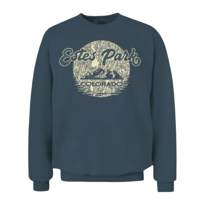 Estes Park Colorado Rocky Mountains National Park Unisex Sweatshirt - Dark Heather