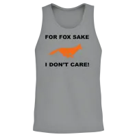 Fox — Wildlife Gift Unisex Tank Top - Sport Grey – 2