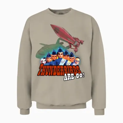 Thunderbirds Are Go Unisex Sweatshirt - Sand