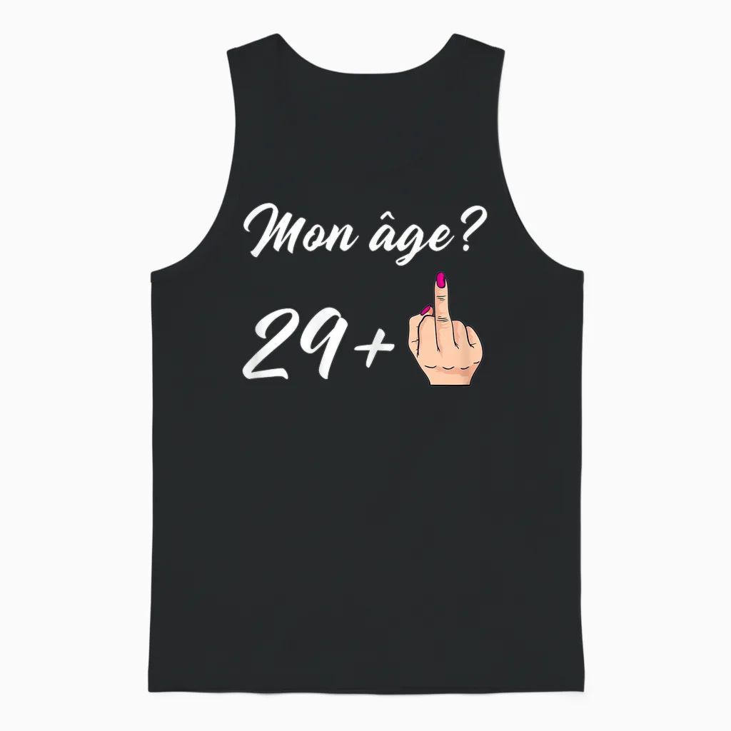 30 Years Birthday Funny Funny Humor Anniv Woman 30 Years T-Shirt, Black, Female X-Small Unisex Tank Top in Black