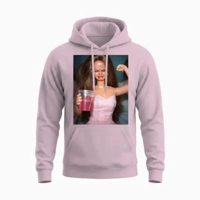 Disgusted Face Meme Doll Babe X Only Cute Baby Love Fans Unisex Hoodie - Light Pink