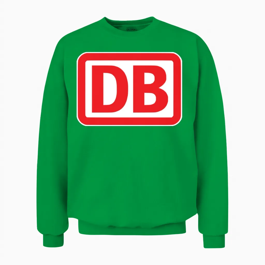 Deutsche Bahn Unisex Sweatshirt in Irish Green