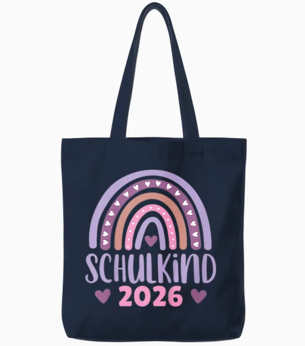 Kinder Schule Erstklässler Einschulung - Endlich Schulkind 2026 Tote Bags in Navy