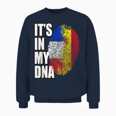 Flag of Spain and France Unisex Sweatshirt - Navy
