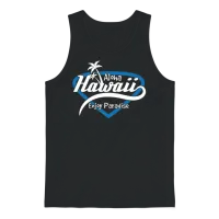Fresh Hawaiian Style Tshirt Design Hawaii Enjoy Unisex Tank Top - Black – 1