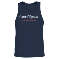 Comfy Trading Unisex Tank Top - Navy – 2