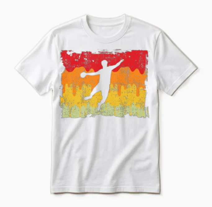 Handball Retro Unisex T-Shirt in White