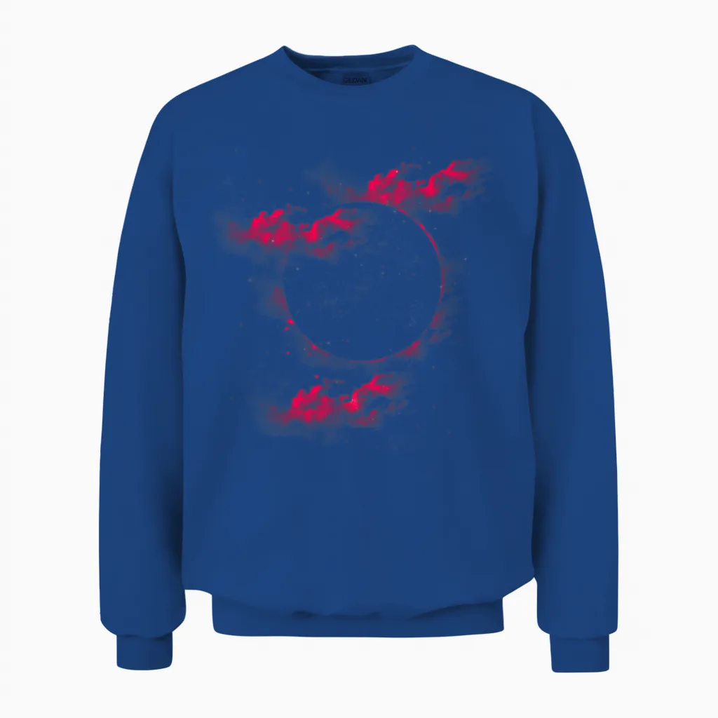 Black Hole Unisex Sweatshirt in Royal