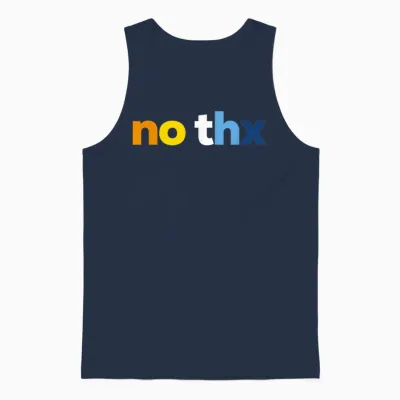 Nein Danke Aroace Pride Lgbtq, Lgbt Arco Ace Aromantisch Asexuell Unisex Tank Top - Navy