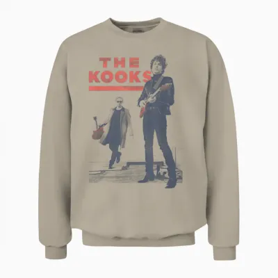 Official the Kooks T-Shirt, Black, S Unisex Sweatshirt - Sand