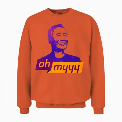 Oh Myyy George Takei! Unisex Sweatshirt - Orange