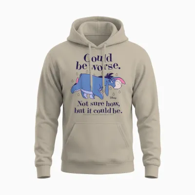 Winnie the Pooh - Eeyore Could Be Worse Not Sure How Unisex Hoodie - Sand