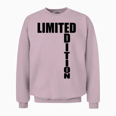 Limited Edition Unisex Sweatshirt - Light Pink