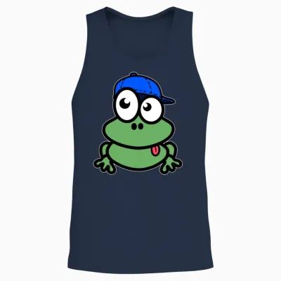 Animal Funny Unisex Tank Top - Navy