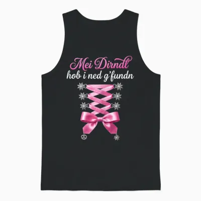 Passend Für Oktoberfest Shirt Damen Trachtenshirt Trachten Unisex Tank Top - Black