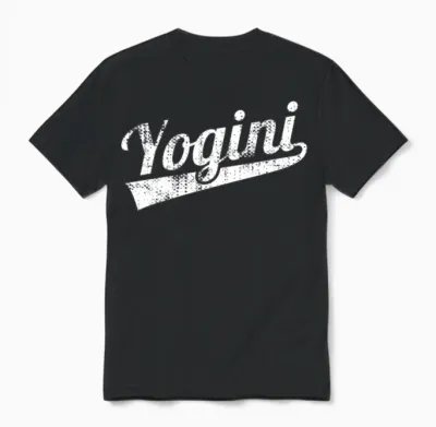 Retro Yogini Unisex T-Shirt - Black