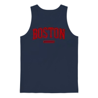 Boston Unisex Tank Top - Navy – 1