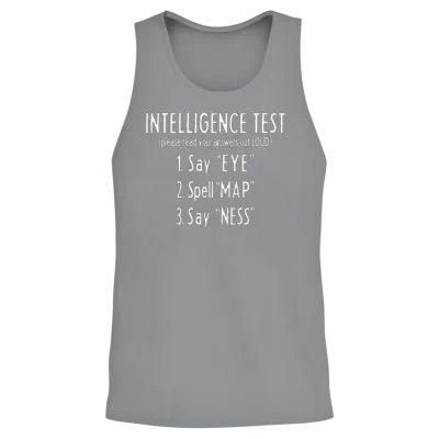 Offensive Shirt Funny Unisex Tank Top - Sport Grey