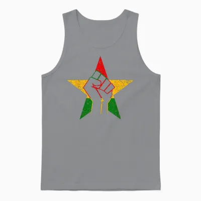 Rage Against the Music Style Classic Vintage Machine Unisex Tank Top - Sport Grey