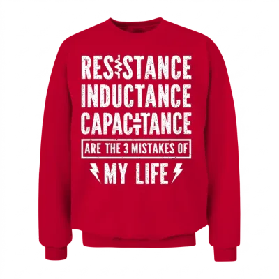 Electrical Engineer Tee Electrical Engineering Ind Unisex Sweatshirt - Red