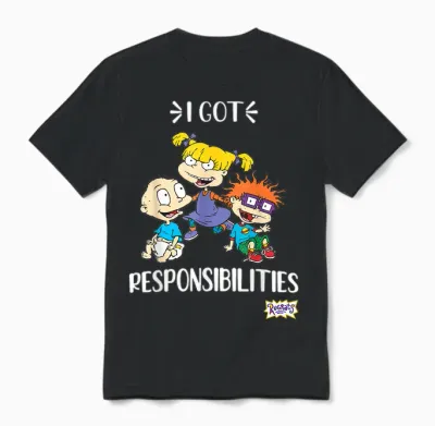 Mademark X Rugrats - Funny Angelica Quote Rugrats Unisex T-Shirt - Black