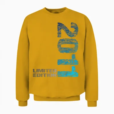 15. Geburtstag 2011 Limited Edition Junge Mädchen Unisex Sweatshirt - Gold