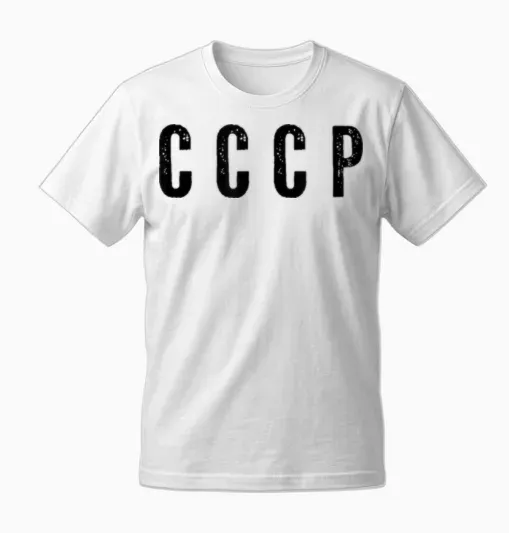 Cccp Unisex T-Shirt - White