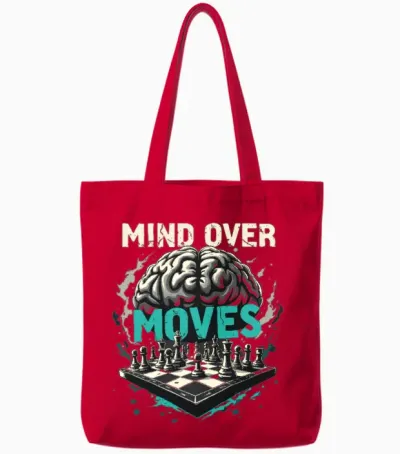 Chess Tacticians Strategy Masters Tactical Tote Bags - Red