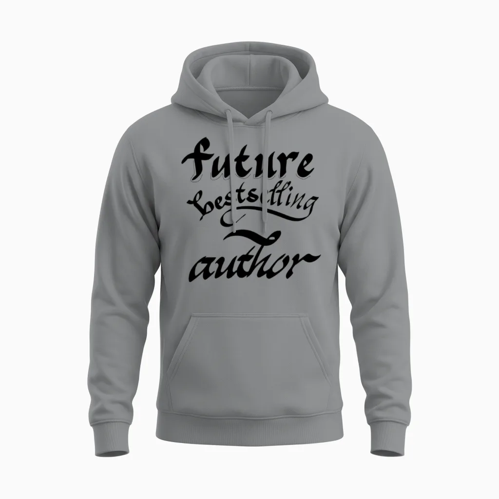 Future Bestselling Author Unisex Hoodie in Sport Grey