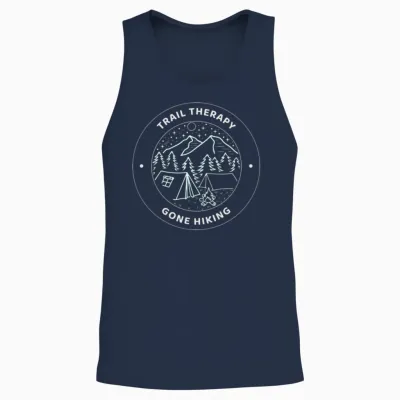 Hiking Apparel Unisex Tank Top - Navy