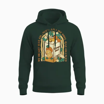 My Heart Has Changed and My Soul Has Changed Orange Unisex Hoodie - Forest