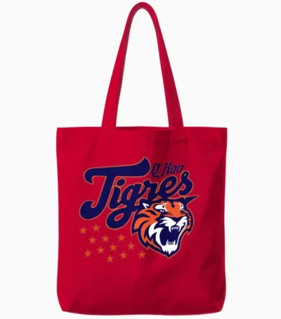 Tigres De Quintana Roo Tote Bags - Red