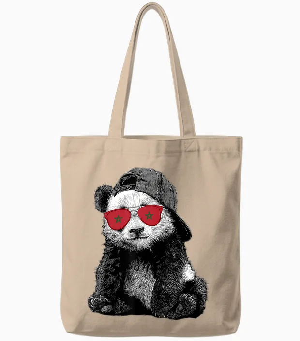 Maroc Roots Flah Marocaine Tote Bags in Natural