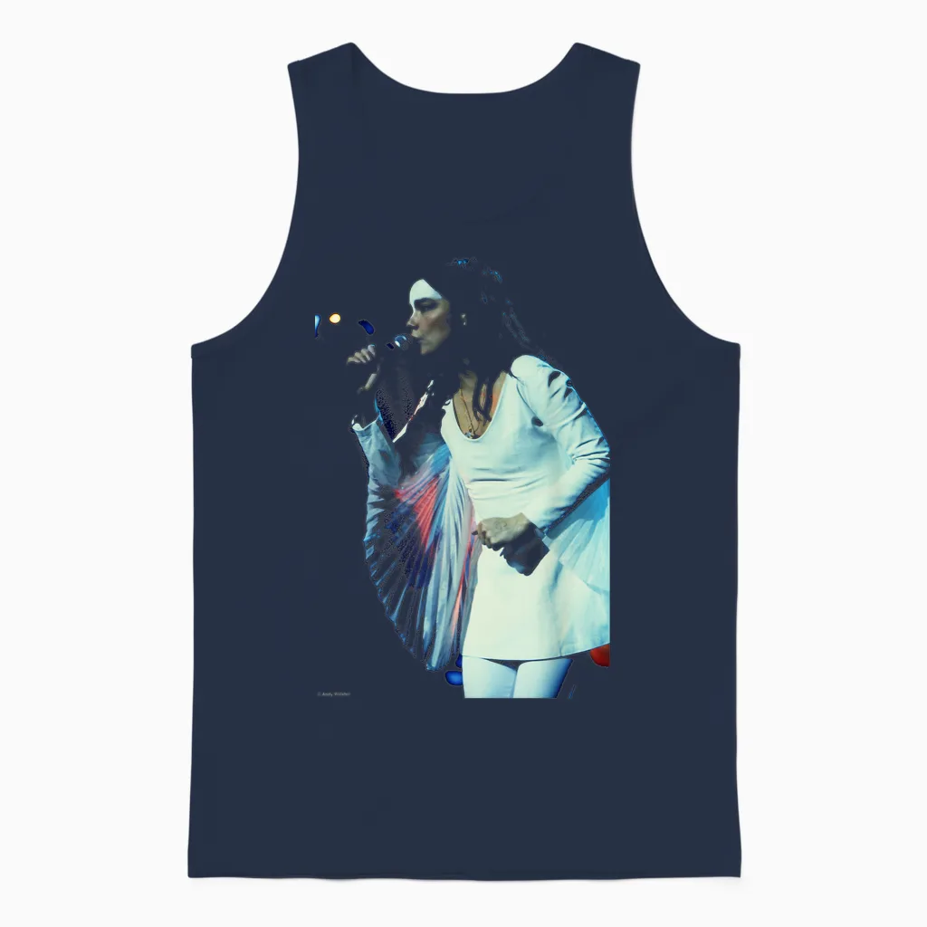 Andy Willsher Bjork Homogenic Tour Angel Dress 1997 Unisex Tank Top in Navy