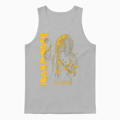 Iron Maiden - Run for Your Lives Tour Paris Ii Unisex Tank Top - Ash