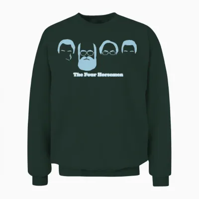 The Four Horsemen Tee Shirt Light Blue Unisex Sweatshirt - Forest