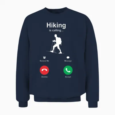Hiking Unisex Sweatshirt - Navy