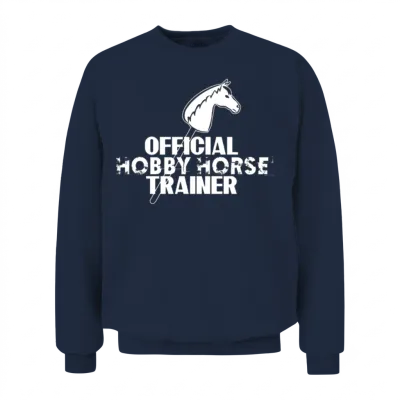 Hobbyhorse Hobby Horse Hobby Horsing Unisex Sweatshirt - Navy
