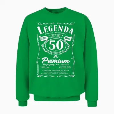 50 Urodziny 50 Lat Polska Koszulka Urodzinowa Prezent Polish Unisex Sweatshirt - Irish Green