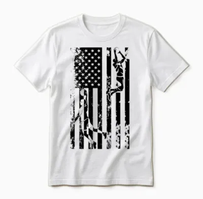 Player Basketball Unisex T-Shirt - White