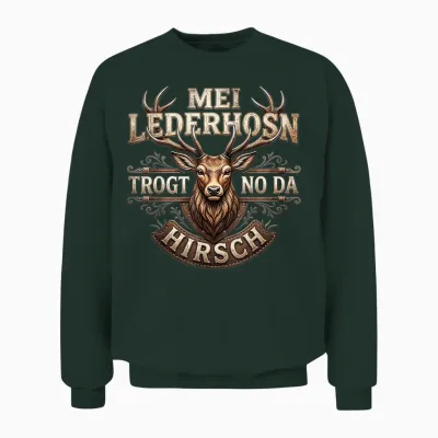 Trachtenshirt Herren Trachten Shirt Passend Für Oktoberfest Unisex Sweatshirt - Forest