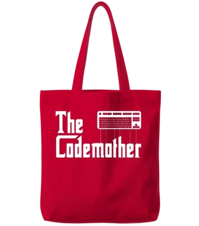 Programmer Coder Funny Tote Bags - Red