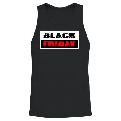 Black Friday Unisex Tank Top - Black