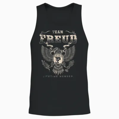 Membre à Vie De L'équipe Freud - Freud Name Unisex Tank Top - Black