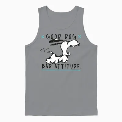 Peanuts - Snoopy Good Dog Unisex Tank Top - Sport Grey
