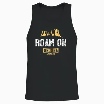 Funny Sedona Roam on Arizona Hiking Unisex Tank Top - Black