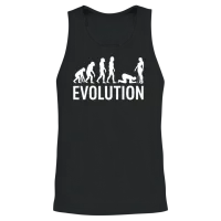 Evolution Simps Funny Meme Evolution to Simps Unisex Tank Top - Black – 2